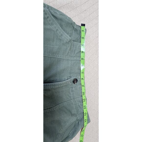 Christopher & Banks Green Relaxed Fit, Wide Leg Capri pants Wonen's Size 6 - Picture 9 of 9